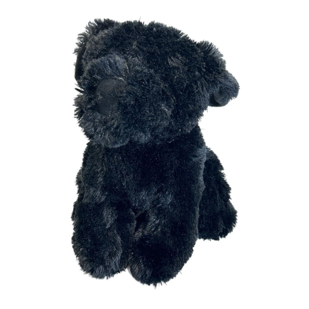 Chrisha Playful Plush 11" Black Dog Stuffed Animal 2004 Poseable Ears‎